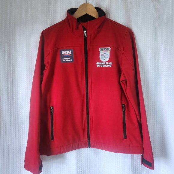 Helsa Jacket Grand Slam of Curling Women's Large SN United by Sports Red - Picture 1 of 13